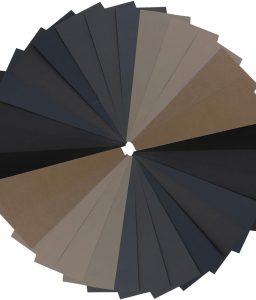 VIBRATITE 48 Pieces Wet Dry Sandpaper, 320 to 10000 Fine Grit Sand Paper Assortment Pack, 9 x 3.6 Inch Sanding Sheets for Automotive Wood Metal Polishing Finishing
